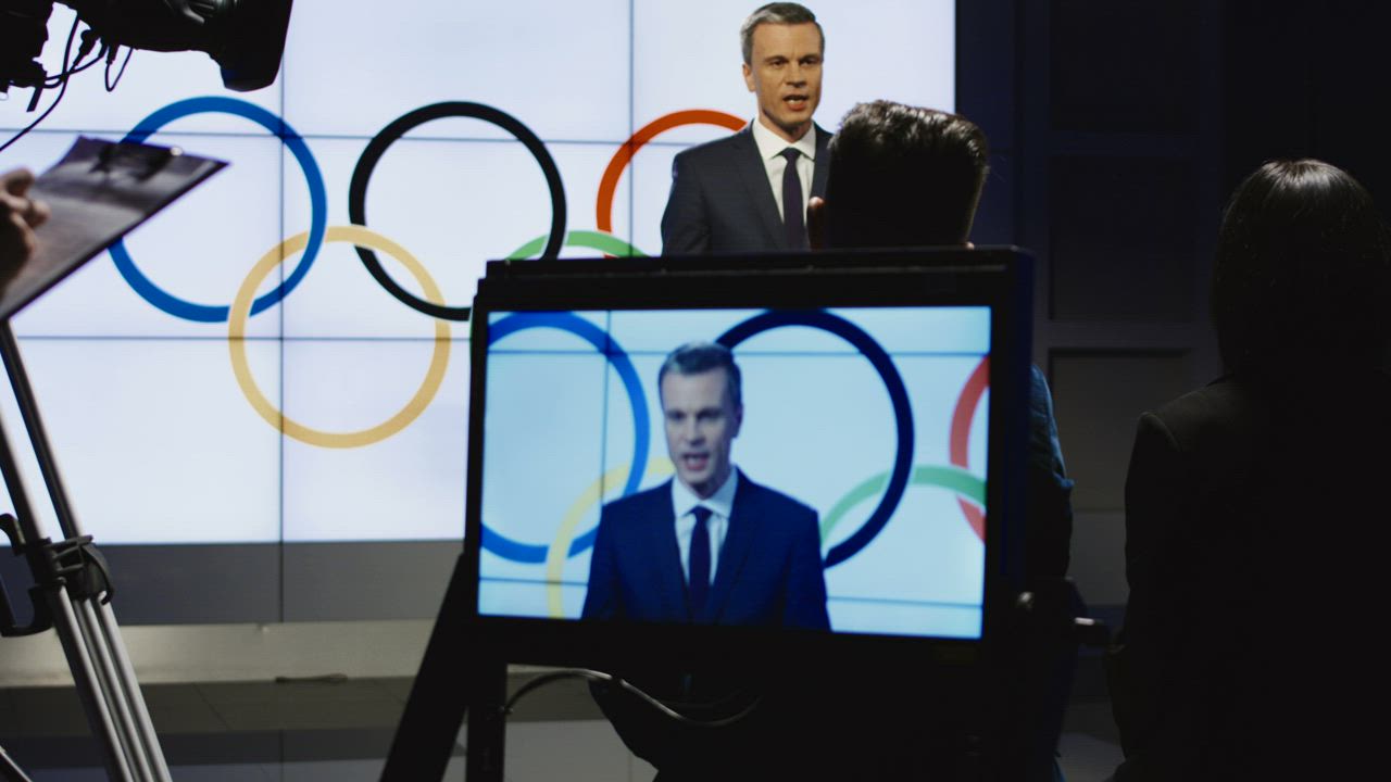 Olympics spokesman in a television show.