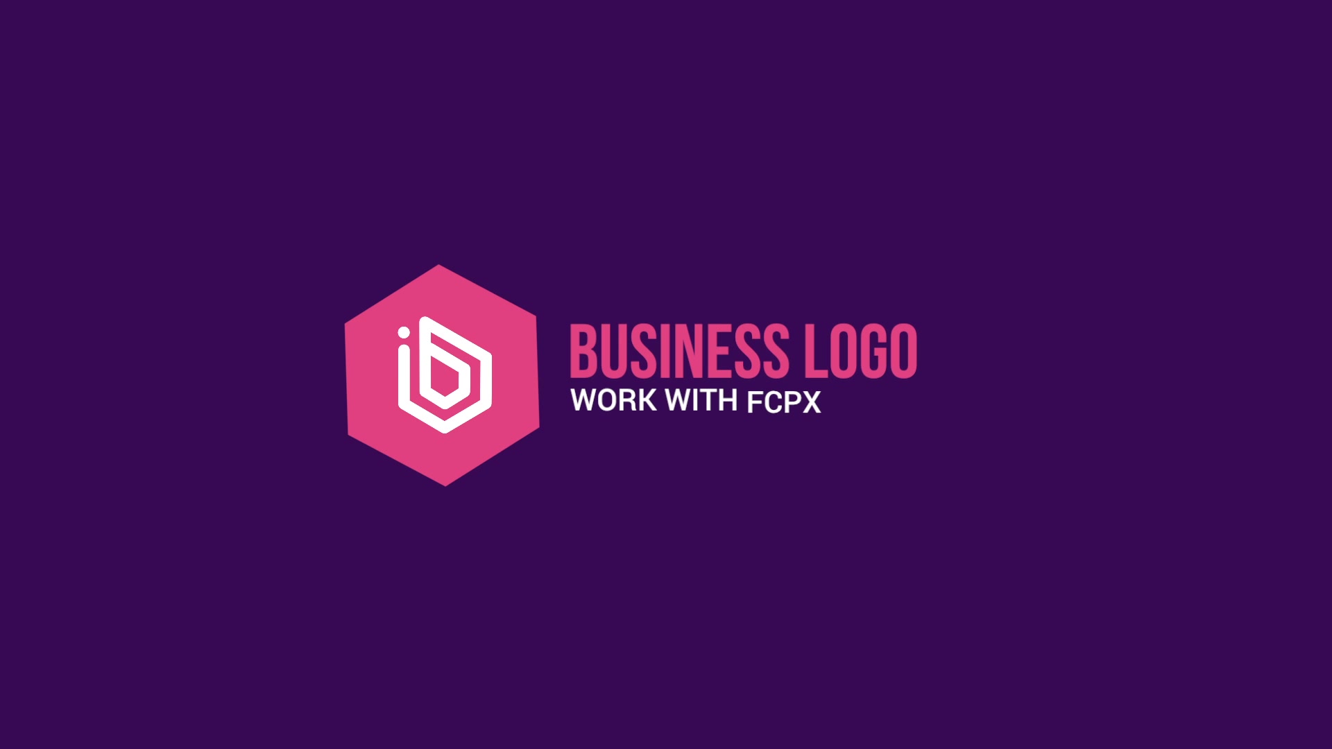 Shape Animation Business Logo.